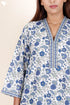 60’s Cotton Full Sleeved Kaftan In Floral Print