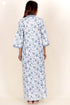 60’s Cotton Full Sleeved Kaftan In Floral Print