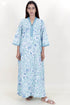 60’s Cotton Full Sleeved Kaftan In Floral Print