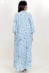 60’s Cotton Full Sleeved Kaftan In Floral Print