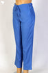 Cambric Cotton Pants In Ultramarine Blue