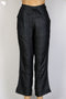 Tussar Silk Pant in Black