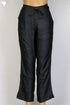 Tussar Silk Pant in Black