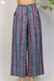 100% Khaadi Cotton Palazzo Pant With Graphic Block Print