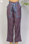 100% Khaadi Cotton Pant With Striped Block Print