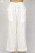 Cambric Cotton Pants With Elasticated Waistband
