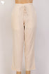 Cambric Cotton Pants With Elasticated Waistband