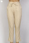 Cotton Twill Lounge Pants in Beige