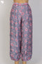 Modal Silk Pants In Floral Block Print