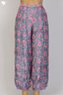 Modal Silk Pants In Floral Block Print