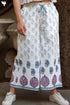 Cambric Cotton Block Printed Palazzo Pants With Elasticated Waist Band