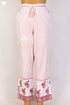 Cambric Cotton Block Printed Pants With Elasticated WaistBand