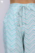 Cambric Cotton Cropped Printed Pant