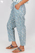 Cambric Cotton Cropped Block Printed Pant