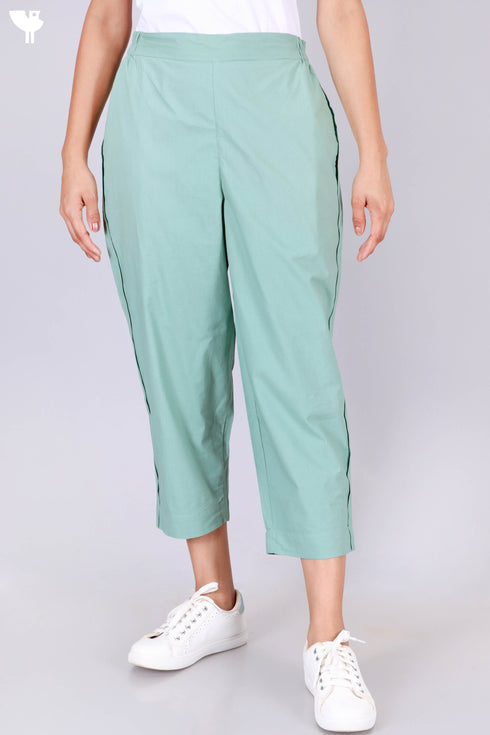 40’s Cotton Paneled Pant