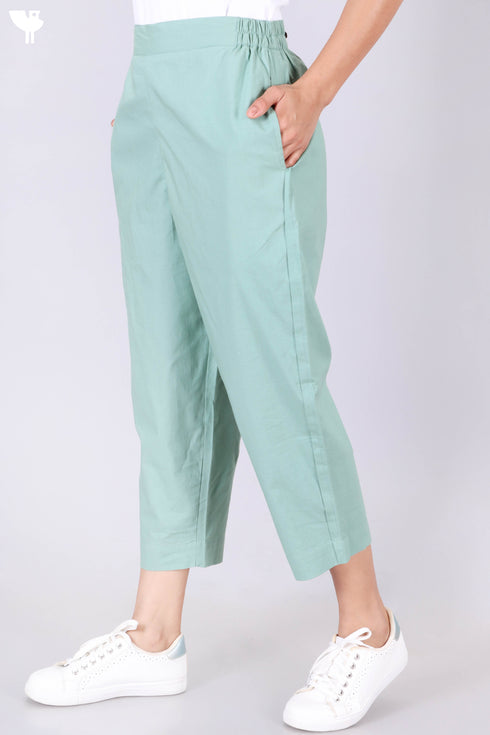 40’s Cotton Paneled Pant