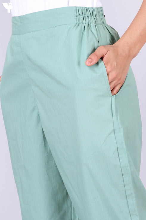 40’s Cotton Paneled Pant