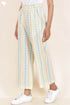 Cambric Cotton Palazzo Pants With Multicolored Block Print