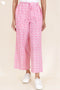 Cambric Cotton Palazzo Pants With Block Print