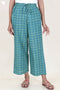 Cambric Cotton Palazzo Pants In Block Print