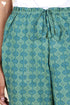 Cambric Cotton Palazzo Pants In Block Print