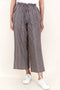Cambric Cotton Palazzo Pants in Geometric Block Print