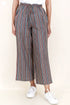 Cambric Cotton Palazzo Pants in Geometric Block Print