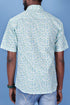 Slim Fit Cambric Cotton Men’s Half Sleeved Shirt In Floral Print