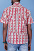 Slim Fit Cambric Cotton Men’s Half Sleeved Shirt In Floral Print