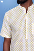 Slim Fit Cambric Cotton Men’s Half Sleeved Shirt In Graphic Print