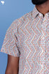Regular Fit Cambric Cotton Men’s Half Sleeved Shirt In Floral Print