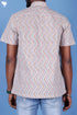 Regular Fit Cambric Cotton Men’s Half Sleeved Shirt In Floral Print