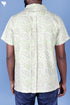 Blended Cotton Men’s Bush Shirt In Block Print