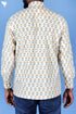 Regular Fit Cotton Men’s Full Sleeved Shirt In Block Print