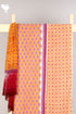 Terry Voile Dress Material With Chiffon Dupatta in Graphic Block Print