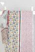 Cambric Cotton Dress Material With Kota Doria Dupatta In FloralBlock Print