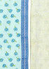 Cambric Cotton Dress Material With Kota Doria Dupatta in Floral Block Print