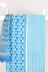 Cambric Cotton Dress Material With Kota Doria Dupatta In Graphic Block Print