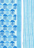 Cambric Cotton Dress Material With Kota Doria Dupatta In Graphic Block Print