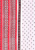 Cambric Cotton Dress Material With Kota Doria Dupatta In Graphic Block Print