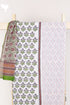Cambric Cotton Dress Material With Kota Doria Dupatta in Floral Block Print