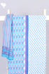 Cambric Cotton Dress Material With Kota Doria Dupatta in Floral Block Print
