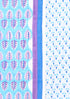 Cambric Cotton Dress Material With Kota Doria Dupatta in Floral Block Print