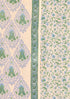 Terry Voile Dress Material with Kota Dupatta In Graphic Block Print