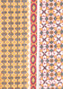 Bizzy Lizzy Dress Material With Kota Doria Dupatta in Geometric Block Print