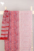 Bizzy Lizzy Dress Material With Kota Doria Dupatta in Geometric Block Print