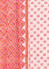 Chanderi Silk Dress Material With Dupatta InGraphic Block Print