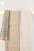 Chanderi Silk Dress Material With Dupatta In Graphic Block Print