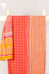 Chanderi Silk Dress Material With Dupatta In Graphic Block Print