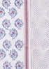 Cambric Cotton Dress Material With Mulmul Dupatta in Block Print